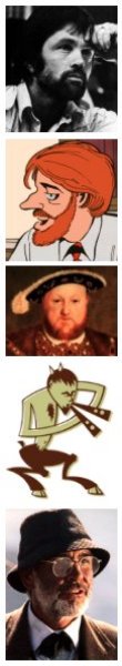 Famous Beards 2, pic by STST, 31 Mar 1997