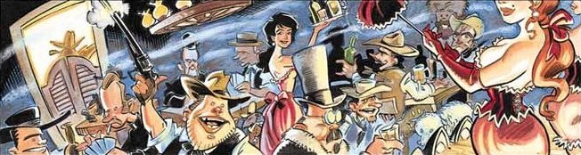 Saloon in a 'Sam & Max' Cartoon