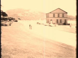 the old railroad tracks of marin county