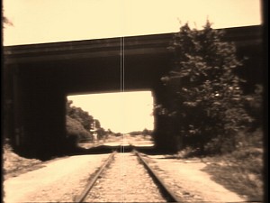 the old railroad tracks of marin county